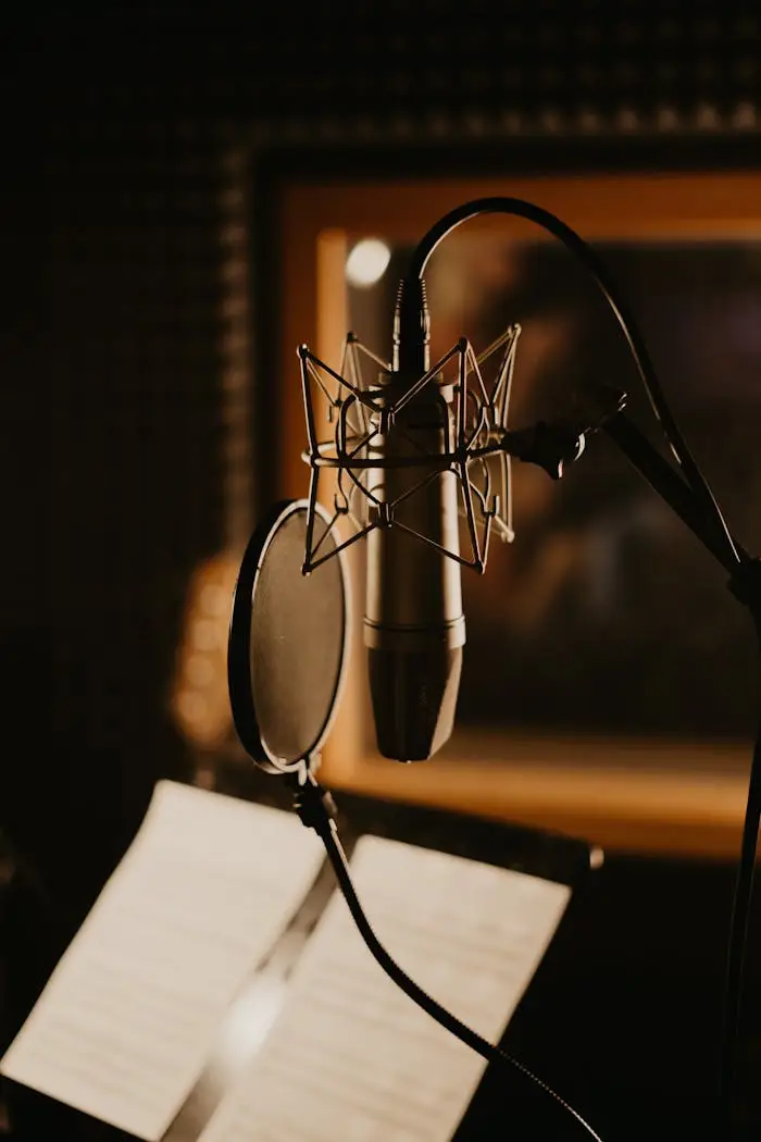 Microphone studio d'enregistrement professionnel — Sound Explorer Studio